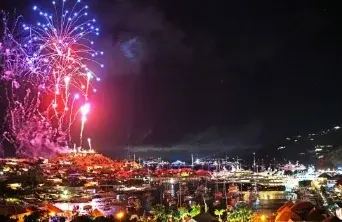 New Year in Saint Barthélemy